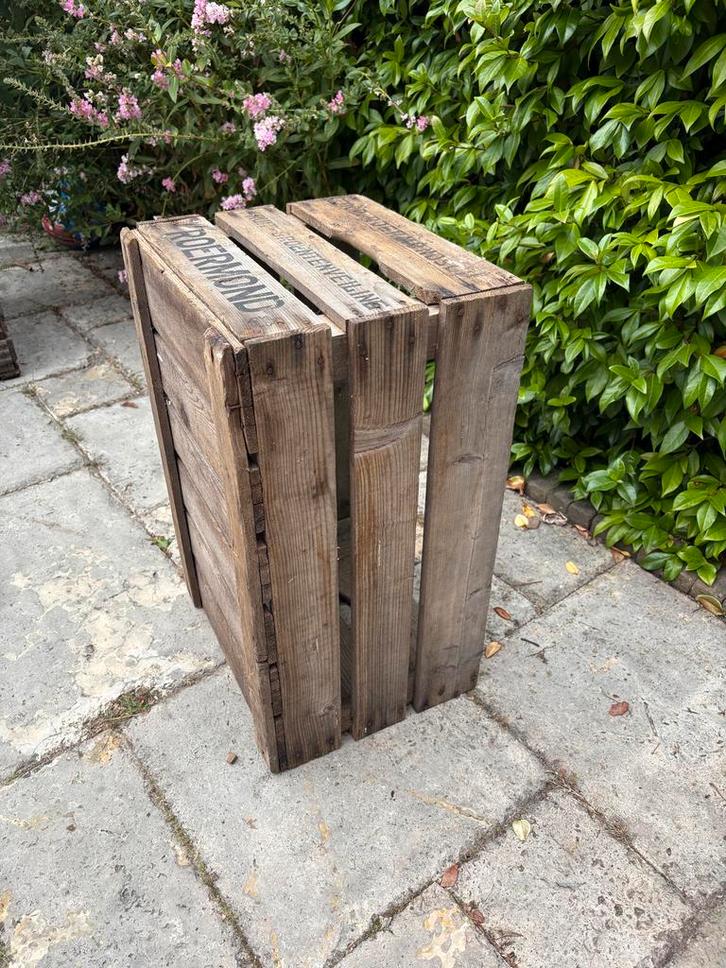 Vintage Houten Kisten Roermond - Decoratie & Opslag, Huis en Inrichting, Woonaccessoires | Kisten, Gebruikt, 75 cm of meer, Minder dan 50 cm