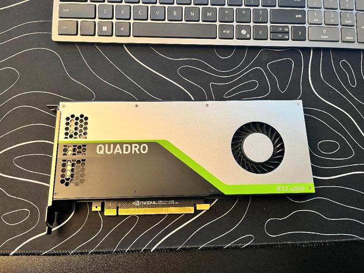 NVIDIA Quadro RTX 4000, Computers en Software, Videokaarten, Zo goed als nieuw, Nvidia, PCI-Express 3.0, GDDR6, Ophalen
