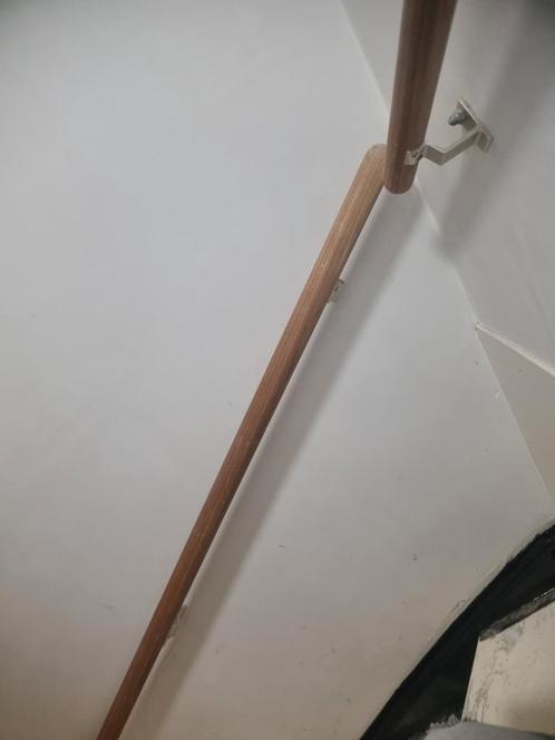 Houten Trapleuning met Steunen, Doe-het-zelf en Verbouw, Gereedschap | Handgereedschap, Gebruikt, Ophalen