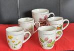 4x senseo mok en 1x XXL mok Marjolein Bastin, wildflowers, Huis en Inrichting, Keuken | Servies, Ophalen, Zo goed als nieuw, Overige stijlen