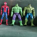 Superhelden marvel Hulk en Spiderman, Kinderen en Baby's, Speelgoed | Actiefiguren, Ophalen of Verzenden, Zo goed als nieuw