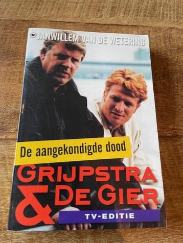 Grijpstra & de Gier "De aangekondigde dood" |Leesboek| beschikbaar voor biedingen