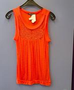 Superstar koraalrode top kraaltjes+gaas XS 30574 gratis verz