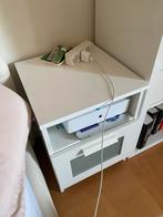 Nachtkastje wit ikea met lade, Ophalen of Verzenden