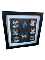 Disney pin set in lijst – Walt Disney World 2005, ., Overige figuren, Ophalen of Verzenden, Zo goed als nieuw