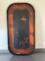 Groot antiek ingelegd houten dienblad Japans / Indonesisch, Ophalen