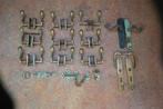 Deurbeslag set messing, Ophalen of Verzenden, Gebruikt, Koper of Messing, Klink of Kruk