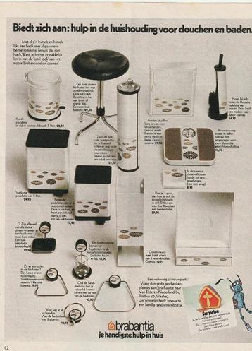 Retro reclame 1976 Brabantia waalre Cosmea huishoudproducten beschikbaar voor biedingen