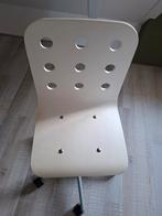Bijna gratis ikea bureau stoel roomwit, Ophalen, Zo goed als nieuw, Zwart