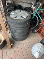 4 Stalen Velgen 15 inch met steek 4x100 et 45 gaatmaat 54.1, Ophalen, Gebruikt, Velg(en), 16 inch