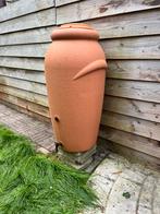 Regenton aquacan terracotta, Tuin en Terras, Regentonnen, 150 liter of meer, Ophalen, Gebruikt, Kunststof