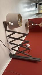 Hanglamp houten scharnier riviera maison, Ophalen, Zo goed als nieuw, Beige, Rond