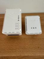 Set Devolo powerline adapter dLAN 200 AV wireless en mini, Computers en Software, Powerlines, Ophalen of Verzenden, Zo goed als nieuw