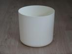 Grote Ypma bloempot Charme, wit kunststof, Ø 27 cm, z.g.a.n., Tuin en Terras, Bloempotten, Kunststof, Rond, Binnen, Ophalen of Verzenden