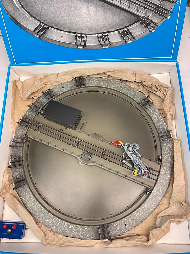 ** Märklin 7186 DRAAISCHIJF ** COMPLEET ** NIEUWSTAAT **, Hobby en Vrije tijd, Modeltreinen | H0, Zo goed als nieuw, Rails, Wisselstroom