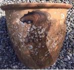 Oud Hollandse terracotta bloempot 27/31cm jaren’50 pot, Tuin en Terras, Bloempotten, 25 tot 40 cm, Rond, Zo goed als nieuw, Minder dan 40 cm