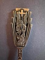 Verzilverd lepeltje Pasen Easter  1992 met konijn, Antiek en Kunst, Ophalen of Verzenden