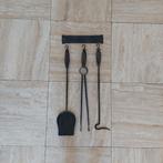 Haard set, 3 delig. Smijdijzer., Huis en Inrichting, Haarden, Ophalen, Gebruikt, Houthaard