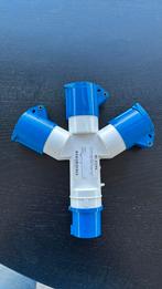 3 weg splitter 16 ampere nieuw, Ophalen of Verzenden, Nieuw, Stekker