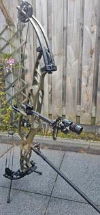 Hoyt Stratos 40 Compoundboog zeer weinig gebruikt compleet, Sport en Fitness, Handboogschieten, Ophalen of Verzenden, Zo goed als nieuw