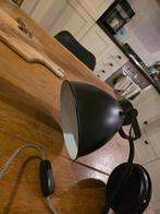 Leuke zwarte bureaulamp, Gebruikt, Ophalen of Verzenden, Industrieel, Minder dan 50 cm