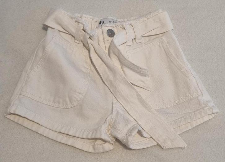 Zara oversized broekje wit creme baby kleding maat 80 broek, Kinderen en Baby's, Babykleding | Maat 80, Zo goed als nieuw, Meisje