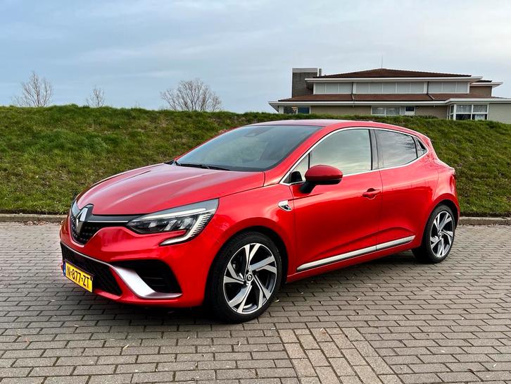 Renault Clio 1.6 E-tech Hybrid 140pk 2022 Rood, Auto's, Renault, Particulier, Clio, Hybride Elektrisch/Benzine, Volledig hybride