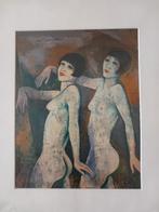 Carl Hofer – “Tiller Girls” – – Expressionisme – 6050 cm, Antiek en Kunst, Kunst | Schilderijen | Klassiek, Ophalen of Verzenden