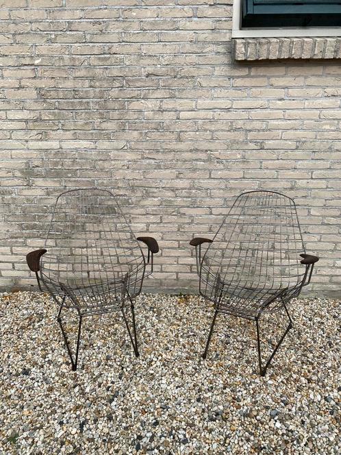 Unieke vintage Pastoe FM06 fauteuils, Huis en Inrichting, Fauteuils, Zo goed als nieuw, Hout, Minder dan 50 cm, Ophalen of Verzenden