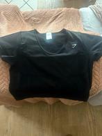 Gymshark T-shirt Zwart - Maat XXL, Zwart, Maat 46/48 (XL) of groter, Ophalen of Verzenden, Fitness of Aerobics