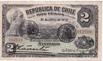 Chili 2 Pesos 1912 - Zeldzaam biljet, Verzenden, Zuid-Amerika, Los biljet