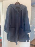 Oska wol 3/4 jas spijkerbroek-blauw capuchon maat 44-46, Kleding | Dames, Verzenden, Zo goed als nieuw, Maat 42/44 (L), Blauw