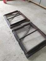 Gietijzeren dakramen kruispan, Doe-het-zelf en Verbouw, Glas en Ramen, Minder dan 80 cm, Minder dan 80 cm, Ophalen of Verzenden