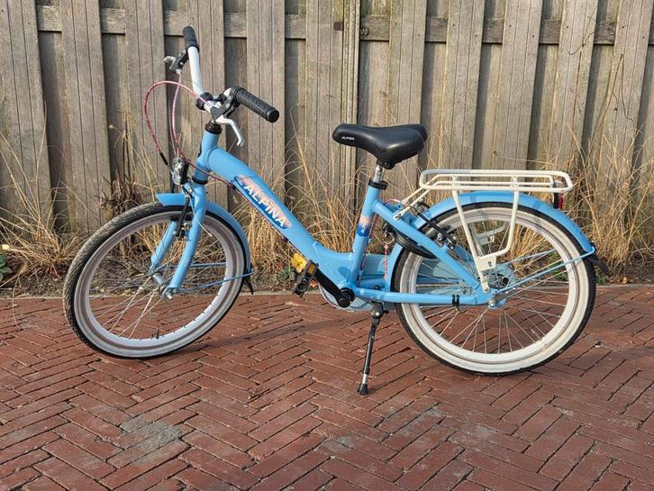 Alpina Kinderfiets - 20 inch - Blauw, Fietsen en Brommers, Fietsen | Meisjes, Gebruikt, 20 inch, Handrem, Ophalen