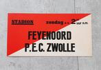 tramkaart Feyenoord - PEC Zwolle, Verzamelen, Sportartikelen en Voetbal, Ophalen of Verzenden, Gebruikt, Feyenoord, Overige typen