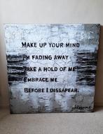 NIEUW, DREAMS COLLECTION grijs/zilver schilderij op canvas, Ophalen, Nieuw, Schilderij, 75 tot 100 cm