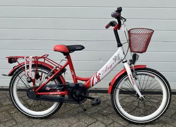 Popal Angel 20 inch meisjesfiets wit/Rood slot - verlichting beschikbaar voor biedingen