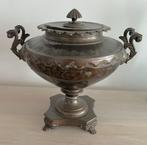 Grote antieke koperen samovar – 40 cm, Antiek en Kunst, Ophalen of Verzenden, Koper