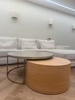 !!MOET NU WEG!! MOOIE SALONTAFEL, Huis en Inrichting, Tafels | Salontafels, Ophalen, Rond, 50 tot 100 cm, Zo goed als nieuw
