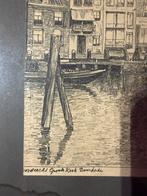 Schets dordrecht grote kerk bomkade H. Estgerbuk", Ophalen of Verzenden