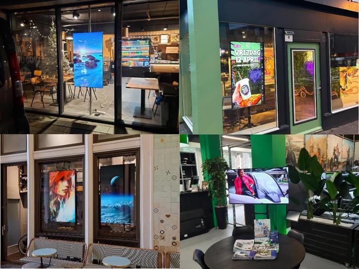 GOEDKOOPSTE NARROWCASTING  DIGITAL SIGNAGE  RECLAME, Audio, Tv en Foto, Professionele Audio-, Tv- en Video-apparatuur, Refurbished