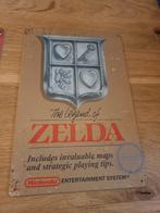Metalen wandbord zelda 20x30, Spelcomputers en Games, Games | Nintendo NES, 1 speler, Ophalen of Verzenden, Zo goed als nieuw