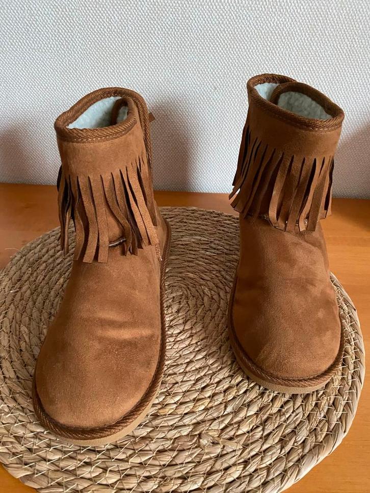 B.P.C. Enkellaarsjes Maat 39, Kleding | Dames, Schoenen, Zo goed als nieuw, Lage of Enkellaarzen, Bruin, Ophalen of Verzenden