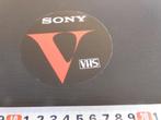 sticker SONY  VHS  PMA717, Ophalen, Zo goed als nieuw, Sticker