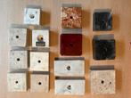 Kleine marmeren Sokkels / zuilen trofeeën beelden, Huis en Inrichting, Woonaccessoires | Zuilen en Pilaren, Ophalen of Verzenden