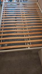 Ikea Bed Velvestad- Wit -140x200 incl. LUROY lattenbode, Ophalen, Wit, Tweepersoons, 140 cm