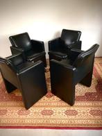 Poltrona Frau eetkamerstoelen, Huis en Inrichting, Stoelen, Ophalen, Zwart, Leer, Zo goed als nieuw