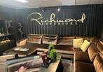 Richmond Interior bankstel nieuwprijs €3700, Ophalen of Verzenden, Zo goed als nieuw, Driepersoons, Hoekbank