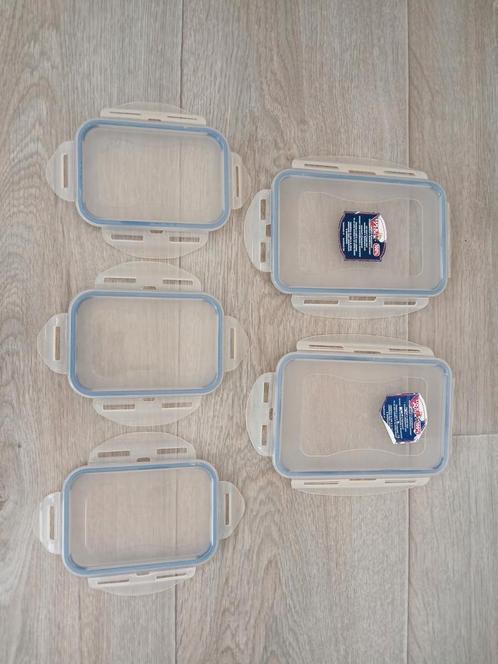 5 deksels lock & lock bakjes, Huis en Inrichting, Keuken | Keukenbenodigdheden, Gebruikt, Ophalen of Verzenden