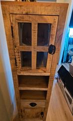 Mooie massieve halkast., Huis en Inrichting, Kasten | Boekenkasten, Ophalen, Zo goed als nieuw, 25 tot 50 cm